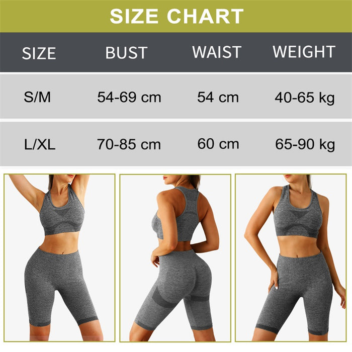 Butt Lift Push Up Pant Wear Short Gym Workout Thigh Scrunch Fitness Yoga Set