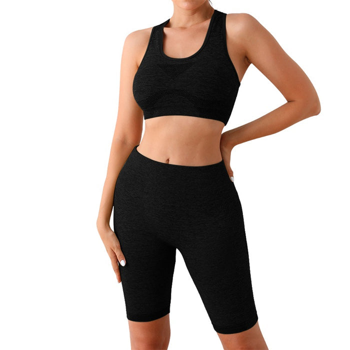 Butt Lift Push Up Pant Wear Short Gym Workout Thigh Scrunch Fitness Yoga Set