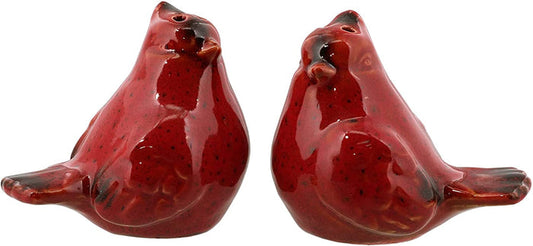 Cardinal Salt and Pepper Shakers