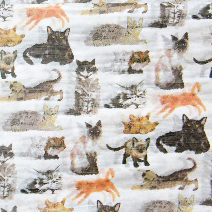 Cats Tissue Paper - Kittens Pattern Tissue Paper, Cat Lover Gift Wrapping, Christmas Wrap Paper, Holiday Paper, Craft Supplies, Gift Wrapping Paper for Cat Mom, Pet Shop Packaging Supplies GenWoo Shop