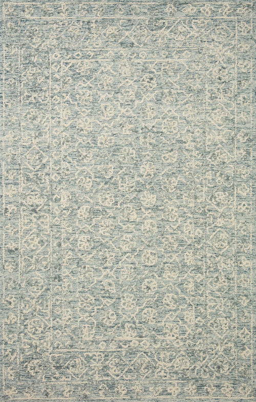 The Rug Corner Loloi Cecelia Ocean / Ivory
