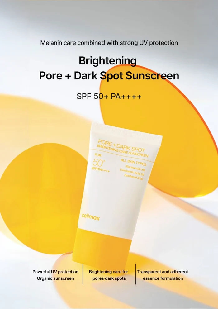 CELIMAX Pore + Dark Spot Brightening Care Sunscreen — Pore + Dark Spot Brightening Care Sunscreen