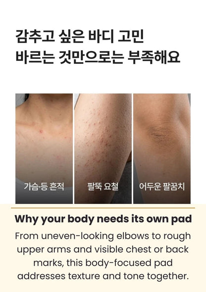 CELIMAX TXA Body Clarifying Pad — Rough texture? Uneven-looking tone? — complete visual 2