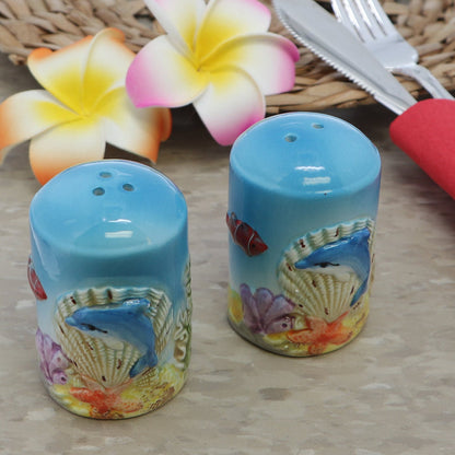 dolphin salt and pepper shakers