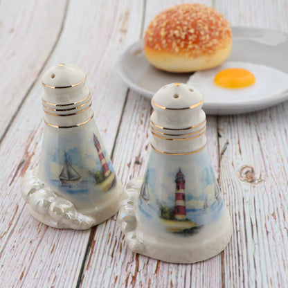 maritime salt and pepper shakers