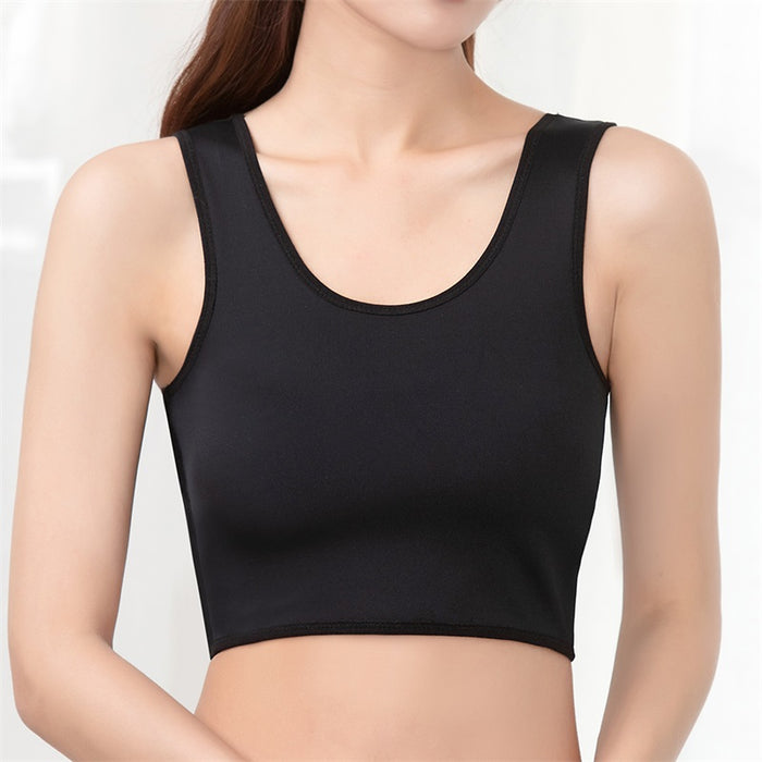 Compression Wireless Breast Flat Belly Bra Shaper Top Shapewear