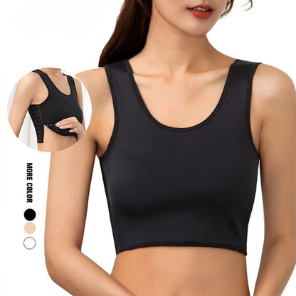 Compression Wireless Breast Flat Belly Bra Shaper Top Shapewear