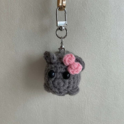 Bow hamster + keychain