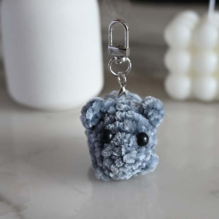 [Chenille] hamster + keychain