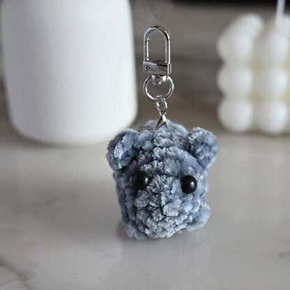 [Chenille] hamster + keychain