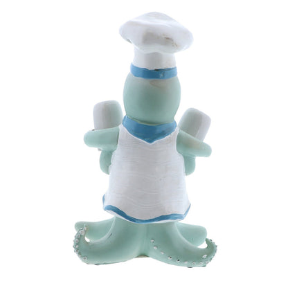 sea green salt and pepper shakers