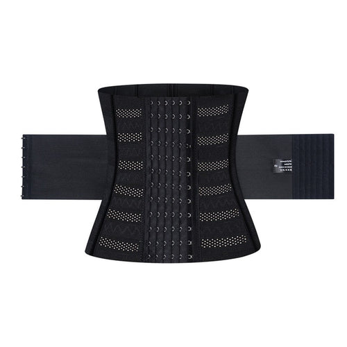 Double Belt Waist Trainer Latex Corset Shapewear Tummy Control Shaper