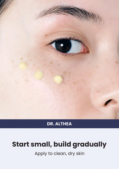 Dr. Althea Pure Retinol 0.15% Cream — Start small, build gradually. Apply to clean, dry skin
