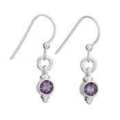 Earrings - Amethyst