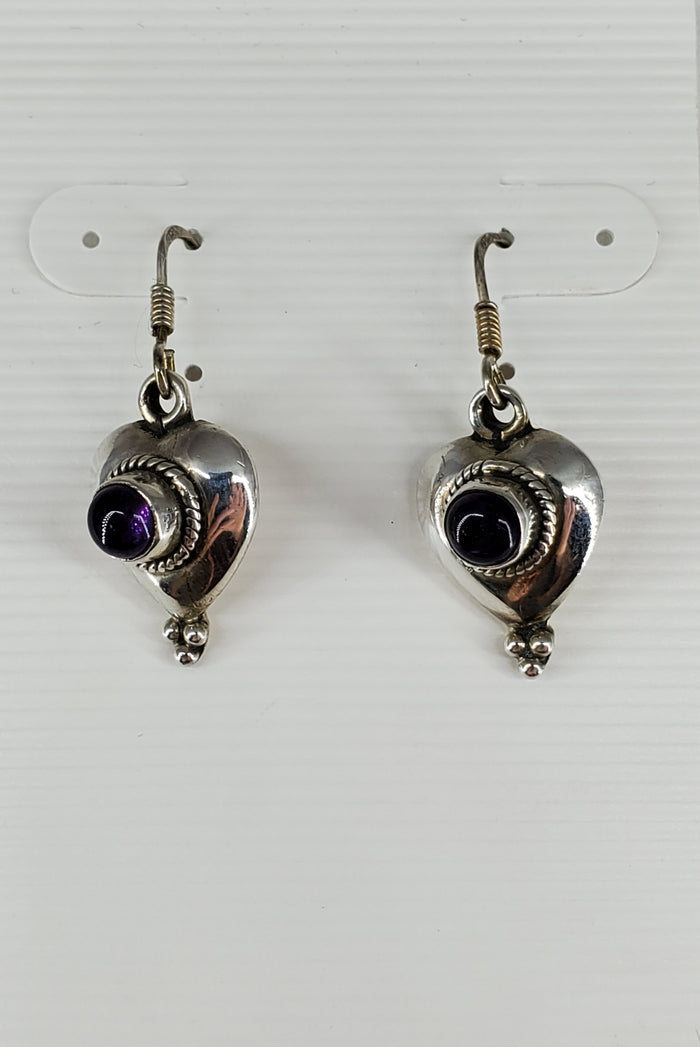 Earrings - Amethyst