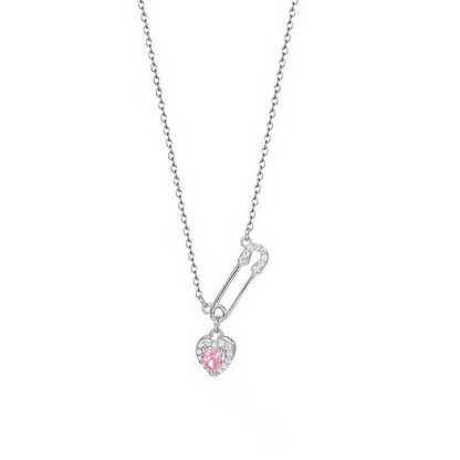 silver / pink