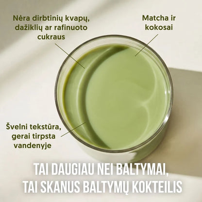 EVERJUNO Vegan Protein Matcha - Baltymai