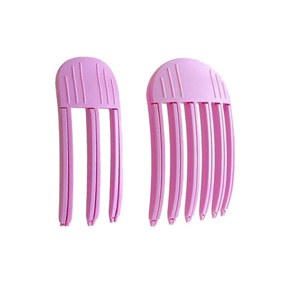 3 teeth + 6 teeth (pink)