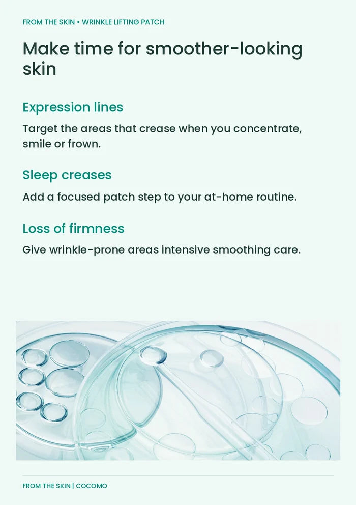 FROM THE SKIN Wrinkle Lifting Patch — Care for expression lines, sleep creases and loss of firmness
