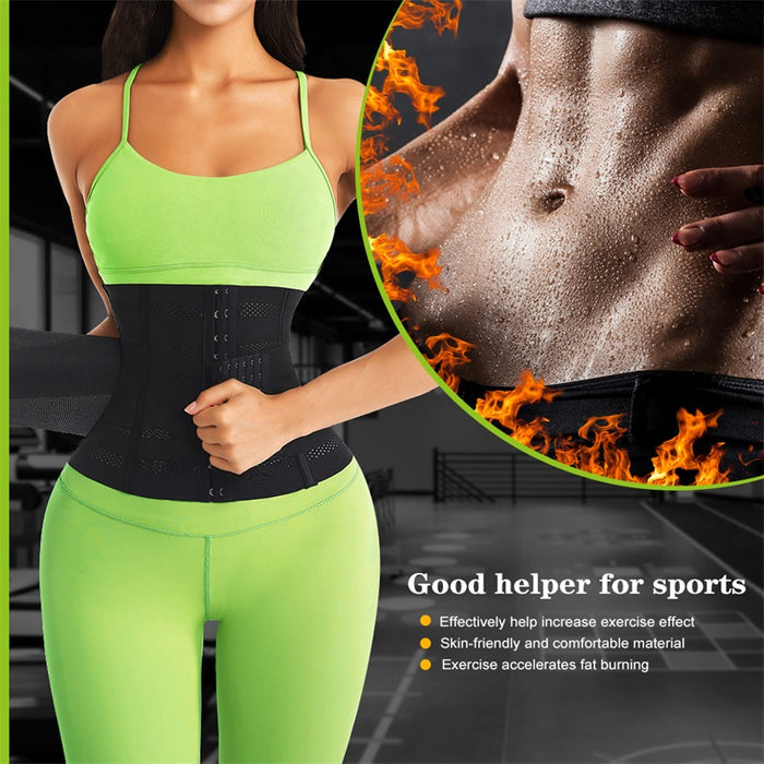 Full Body Belly Girdle Waist Trainer Light Control Tummy Wrap Shaper