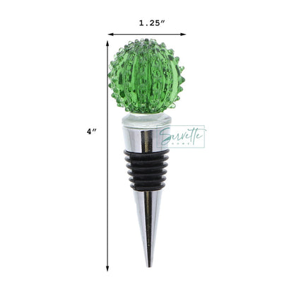 Glass Wine Stoppers Cactus Bundle