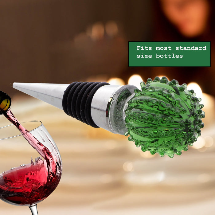 Glass Wine Stoppers Cactus Bundle