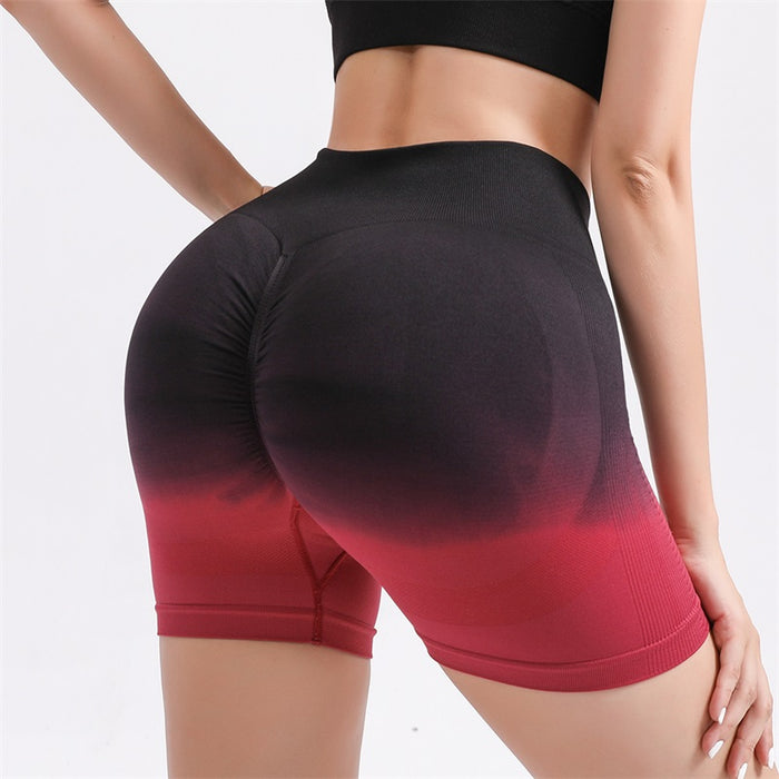 Gradient Yoga Leggings Scrunch Butt Lift Seamless Fitness Pants