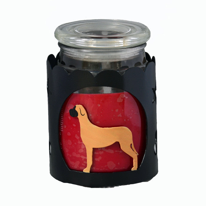 Great Dane Jar Candle Wrap - Fawn