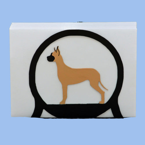 Great Dane Napkin/Letter Holder - Fawn