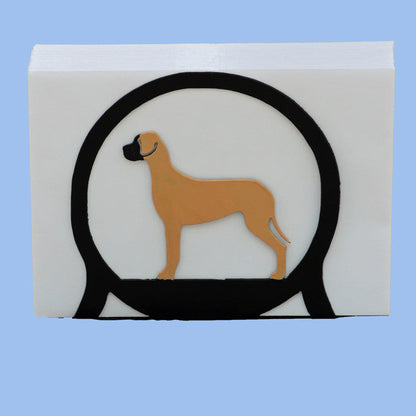 Great Dane Napkin/Letter Holder - Fawn