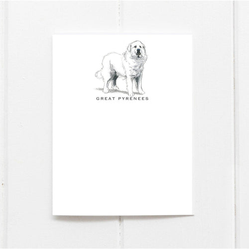 Great Pyrenees Post Card with Envelope - pack of 6