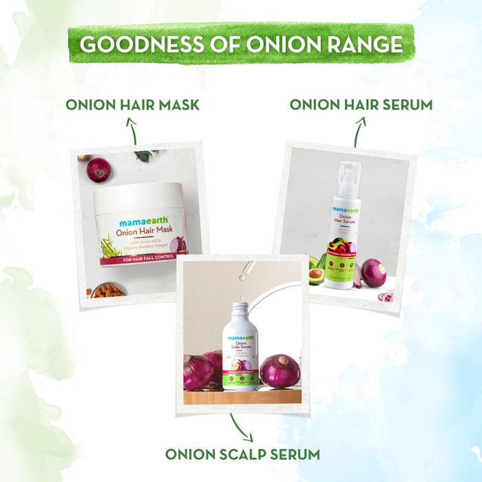 Goodness of the onion range of Mamaearth