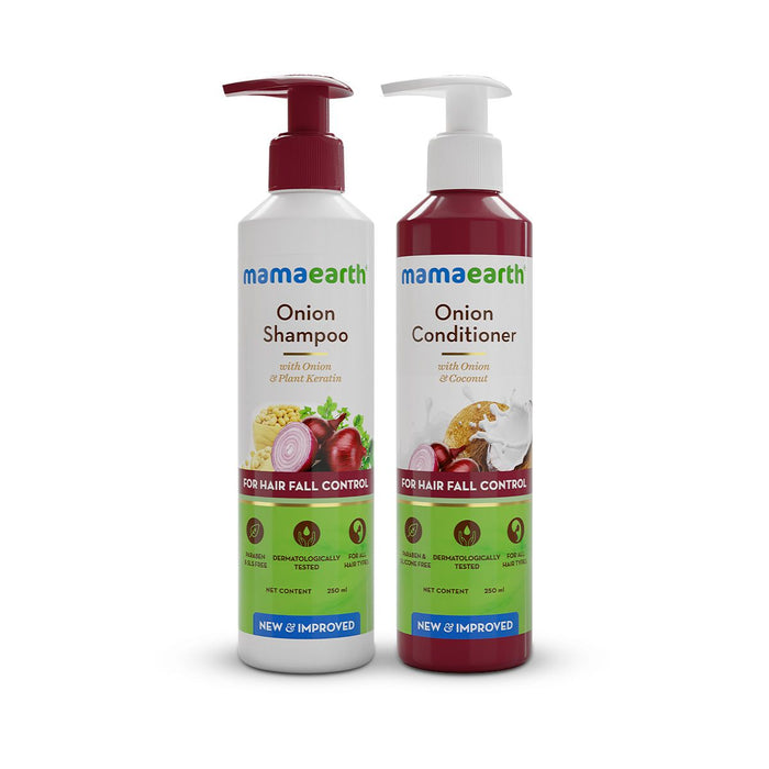 Hair Regrowth Combo : Onion Shampoo, 250ml and Onion Conditioner, 250ml
