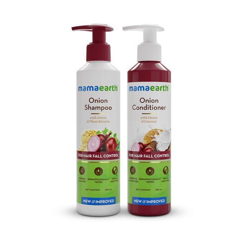 Hair Regrowth Combo : Onion Shampoo, 250ml and Onion Conditioner, 250ml