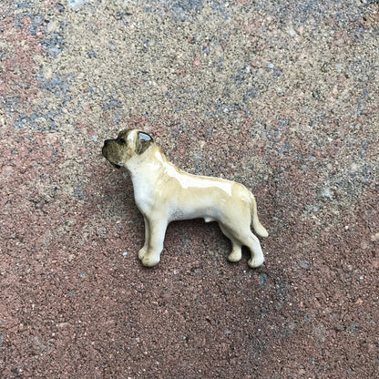 Hand Painted Pewter Mastiff Pin - 2 colors