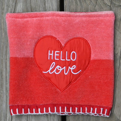 hello love Pot Holder