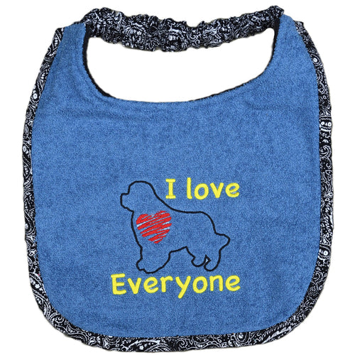 I Love Everyone, Drool Bib