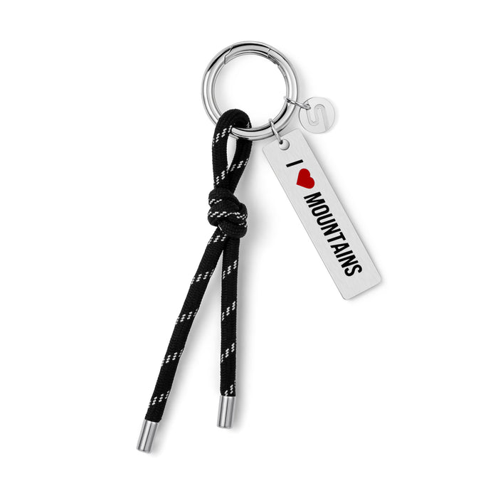 I ❤️ MOUNTAINS Keychain