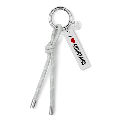 I ❤️ MOUNTAINS Keychain