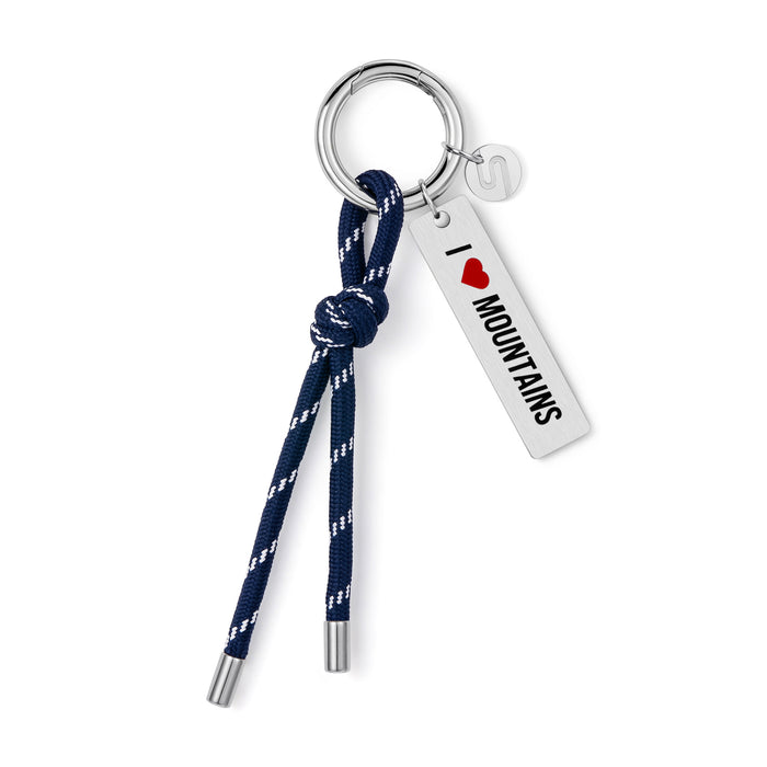 I ❤️ MOUNTAINS Keychain