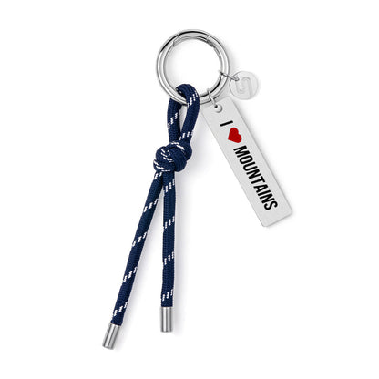 I ❤️ MOUNTAINS Keychain