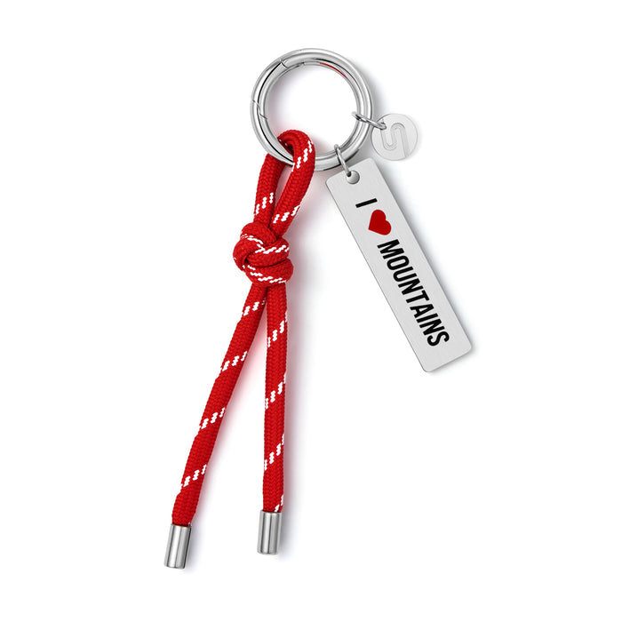 I ❤️ MOUNTAINS Keychain