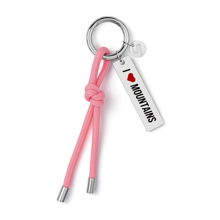 I ❤️ MOUNTAINS Keychain