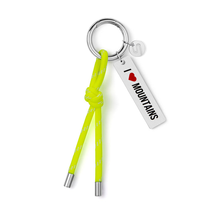 I ❤️ MOUNTAINS Keychain