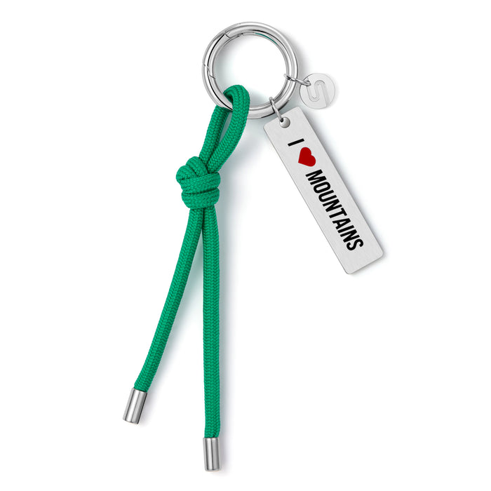 I ❤️ MOUNTAINS Keychain