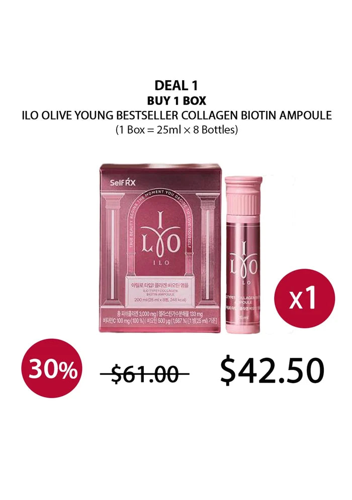 (BUY 1 SMALL) 8EA ILO COLLAGEN DRINK = 8 BOTTLES