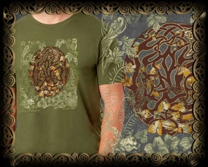 Keltic T-Shirt - Woodland Fox Short Sleeved