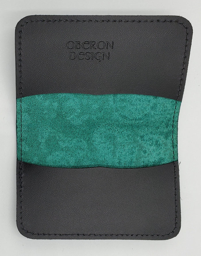 Leather Cardholder - Paisley