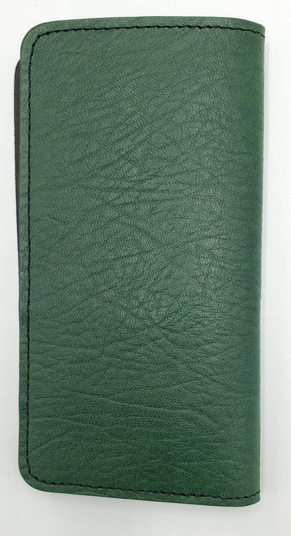 Leather Checkbook Holder/Wallet - Celtic Knot