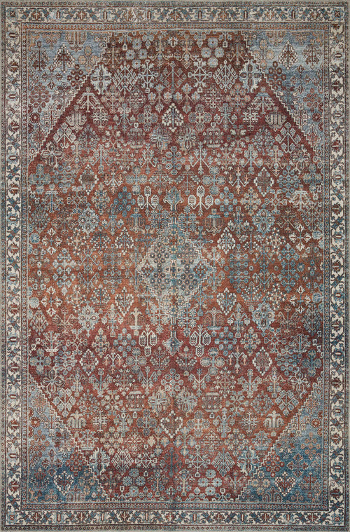 The Rug Corner Magnolia Home by Joanna Gaines x Loloi Lenna Brick / Sky
